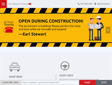 Tablet Screenshot of earlstewarttoyota.com